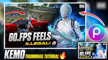 Make This Amazing Thumbnail In PicsArt like Kemo 🔥