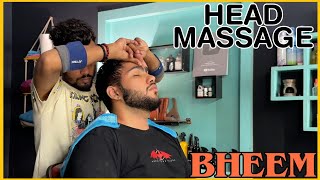 | Intense Head and Back Massage W. Neck and Knuckles Cracking by BHEEM💈#asmr