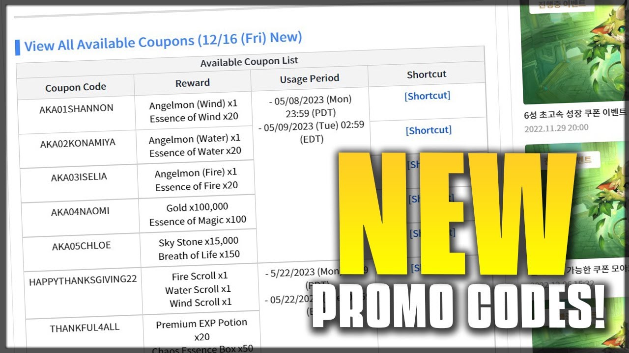 List of All Redeem Codes for Summoners War: Chronicles –