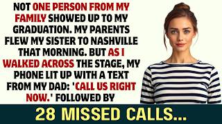 NOT ONE PERSON FROM MY FAMILY SHOWED UP TO MY GRADUATION—PARENTS TOOK MY SISTER TO NASHVILLE INSTEAD