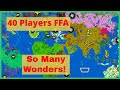 War selection  world map 40 player ffa