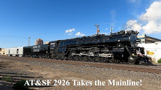 AT&SF 2926 Takes the Mainline!