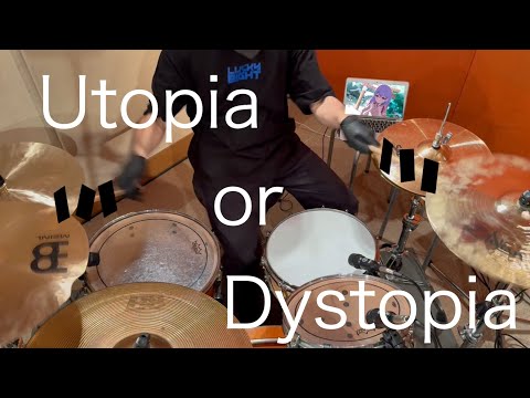 ぬきたしTHE ANIMATION OP Utopia Or Dystopia OPSize 叩いてみた ドラム 