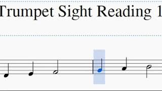 Trumpet Sight Reading 1