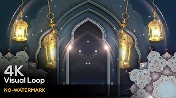 4K VISUAL LOOP ANIMATION (VJ LOOP)  - ISLAMIC PART 9