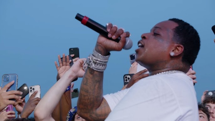 DaBaby Performs At Rolling Loud TH In a Double Side Hat & Hellstar 'Yoga'  Outfit