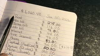 Budgeting my $17.00 an hour Jan 30th Paycheck 