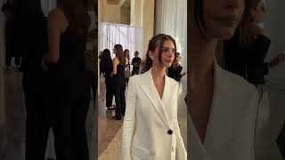 Emily Ratajkowski At Proenza Schouler Show In New York.