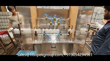 Automatic #biopesticides ,#fertilizer, #Liquid Filling Machine #pesticide - Filsilpek  +919054294961