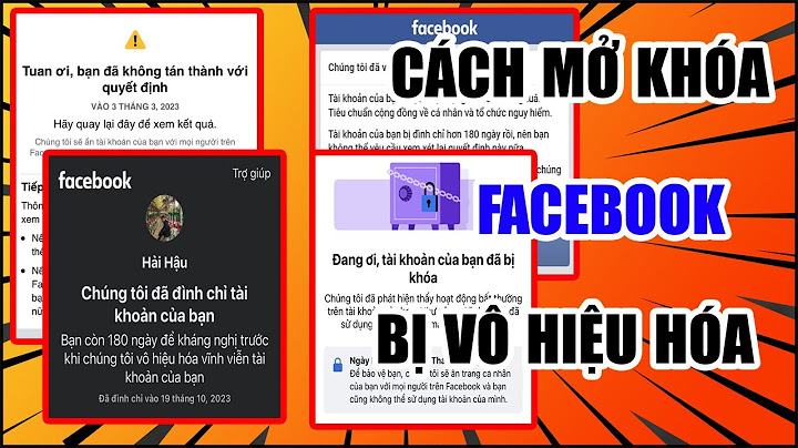 Cách khôi phục facebook bị vô hiệu hóa năm 2024