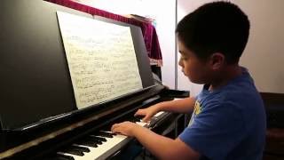 鋼琴練習 -Bach 十二平均律 book I, Fugue I , XIII