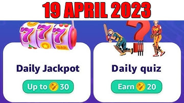 Amazon Funzone Runs Quiz Answers Today | Amazon Quiz Today | 19 April 2023