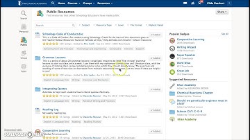 Schoology Download Items from Public Resources