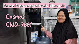 Unboxing Dispenser Cosmos CWD-7601 | Galon Bawah, 3 Keran Air