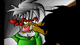 KAMIKAZE DUCK 2001 speed animation short - Moraine Valley Community College
Kamikaze Duck faces Paul in space. This 2001 animation was created with Autodesk Animator Pro in MS-DOS.
Back when I was 23 years old, I taught a college class; Intro to Computer Animation at Moraine Valley Community College. The class covered everything: from 2D texture design and 3D animation, to sound editing and 2D animation. The Final Project for the class, was to make a 2D cartoon utilizing all the skills they learned from my class, all in one day. While my students worked on their projects, I made a cartoon of my own, using my character Kamikaze Duck (KD). They worked and could watch me on the overhead projector screen, creating my animation. The result is what you see here. BTW, all my students did wonderfully, and I still have their projects saved! Id upload them, but nearly every project they made used copywritten music, so, for now, Ill hold off uploading them.
Kamikaze Duck (KD) is my wacky muscle duck character I created back in 1988, when I was 10 years old. KDs design was inspired by the big hair rocker trend from the 80s and my fascination with sci-fi adventure films and video games and duck characters like Count Duckula, Daffy Duck, and Donald Duck.
I have many animations some games I made using KD, but I have been reluctant to share them, until now. Also, Kamikaze Duck has been making appearances in my projects for The Stringini Bros. Heres several of the cartoons where he makes a cameo or two.
Dora No More Metal Version
https://www.youtube.com/watch?v=xjAp3YS7qok
Bob Gets Saved By Kamikaze Duck!
https://www.youtube.com/watch?v=gJPgaafAEaE
My Mega Pony - Conquest is Awesome
https://www.youtube.com/watch?v=TdRsRSamN9E
I will not make any promises, but I do plan one day on making a new video game and cartoon about my wacky muscle duck. KAMIKAZE DUCK 2001 speed animation short - Moraine Valley Community College
