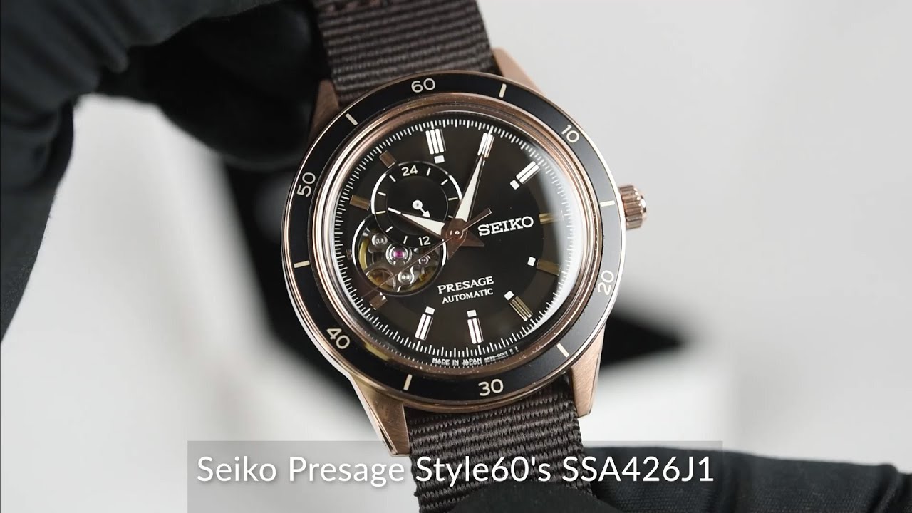 Seiko Presage Style60's SSA426J1 - YouTube