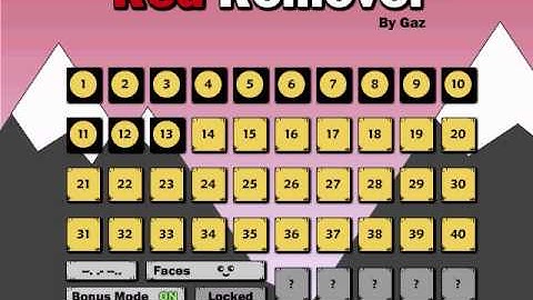 Red Remover Bonus 1-20 walkthrough