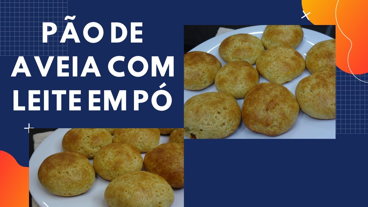 Receitas da Mary - Pão de Aveia com Leite em Pó