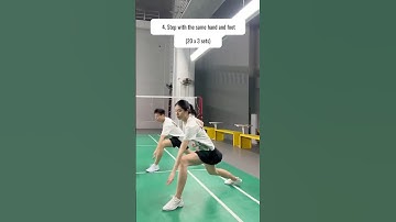 4 movement exercises in badminton #badminton