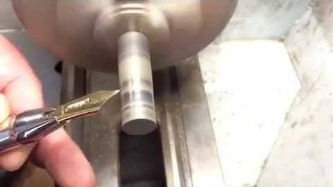 how to grind a fountain pen nib