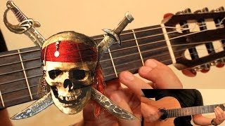 Video thumbnail of "PIRATAS DO CARIBE -  Violão  - Solo - PARTE 1/3"