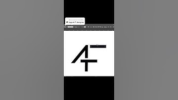 design a monogram logo illustrator tutorial Ep. 10 | AF monogram logo design | Branding | #shorts