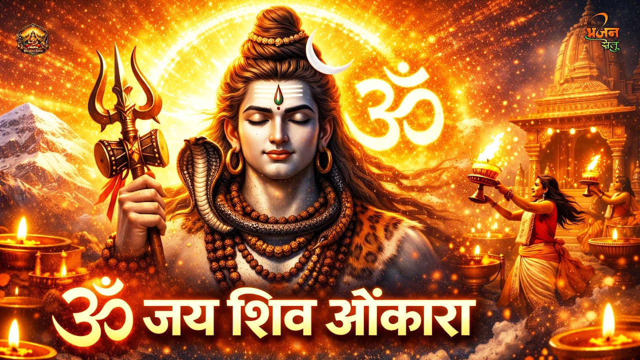 ॐ जय शिव ओंकारा 🙏 | सबसे शक्तिशाली शिव आरती | Mahadev Bhajan 2026  मनोकामना पूर्ण होगी