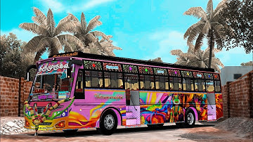🔥REALISTIC EICHER BS-6 THIRUMURUGAN TN PRIVATE BUS MOD RELEASED FOR BUSSID🤩💫