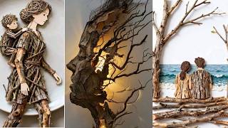 Turning Tree Branches Into Stunning Art || Creative Wood Branch Decor Ideas