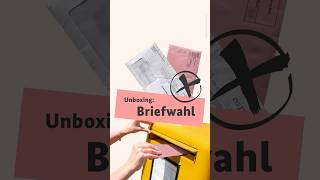 Am 9. Juni ist #Europawahl. Wir zeigen euch, wie die #Briefwahl geht. #shorts