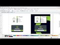 Double-Sided Business Card / Visiting Card Design In CorelDRAW #businesscard #coreldrawtutorial