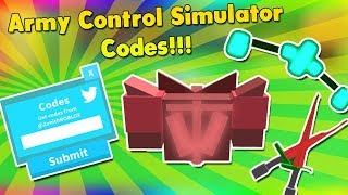 Roblox Army Control Simulator Codes 07 2021 - army control simulator roblox codes