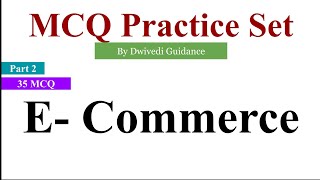 2 | E Commerce MCQ | mcq on e commerce | e commerce mcq with answers | Lucknow University | bba
