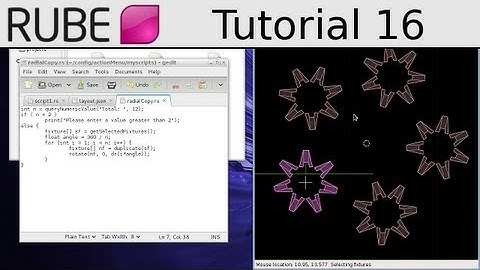 RUBE editor tutorial 16/18 - The action menu