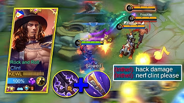 WHEN TOP 1 GLOBAL CLINT TRY DANGEROUS DEMON GOLDEN BUILD!!🔥 (MUST WATCH) - MLBB