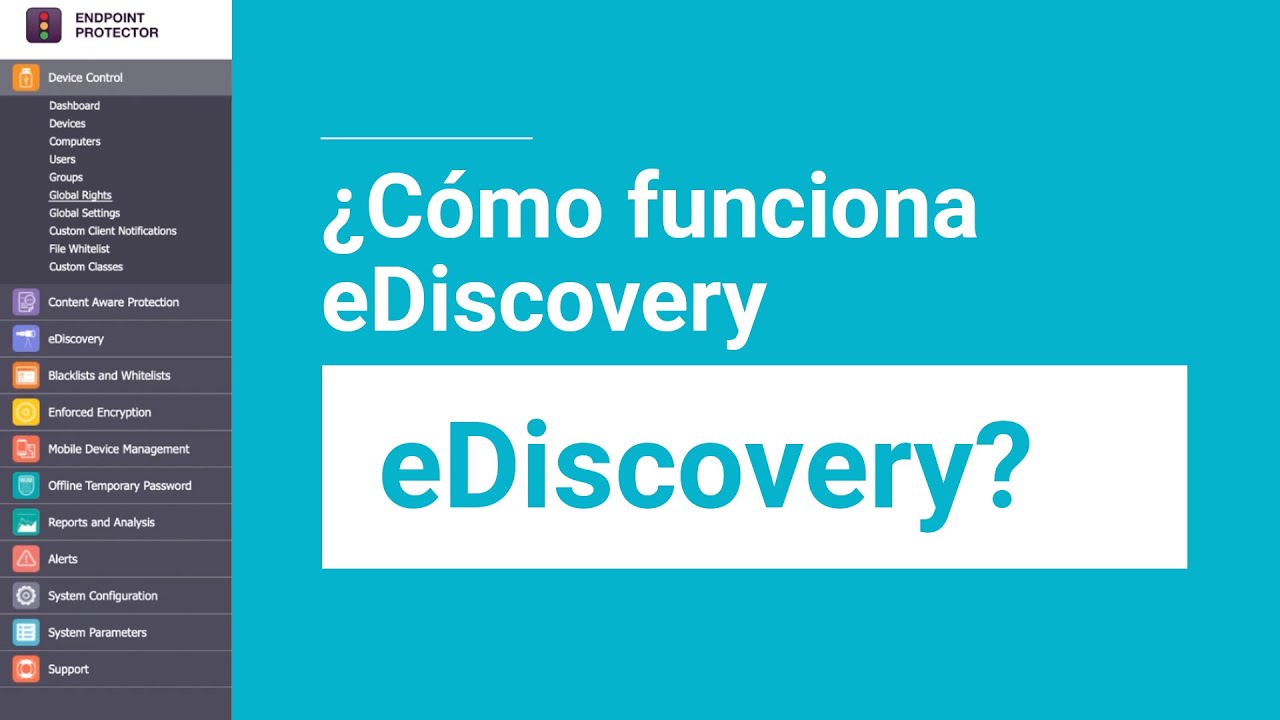 eDiscovery de Endpoint Protector (DLP)
