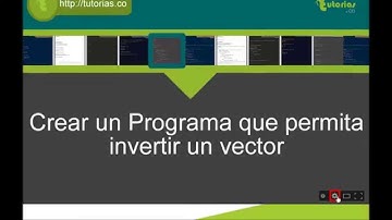 arrays -- visualStudio c# (invertir un vector)