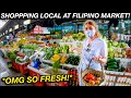 Doing our Grocery Shopping at Local Filipino Market! (Market Market BGC)