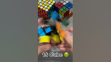 1$ Rubik’s Cube vs 100$ Rubik’s Cube