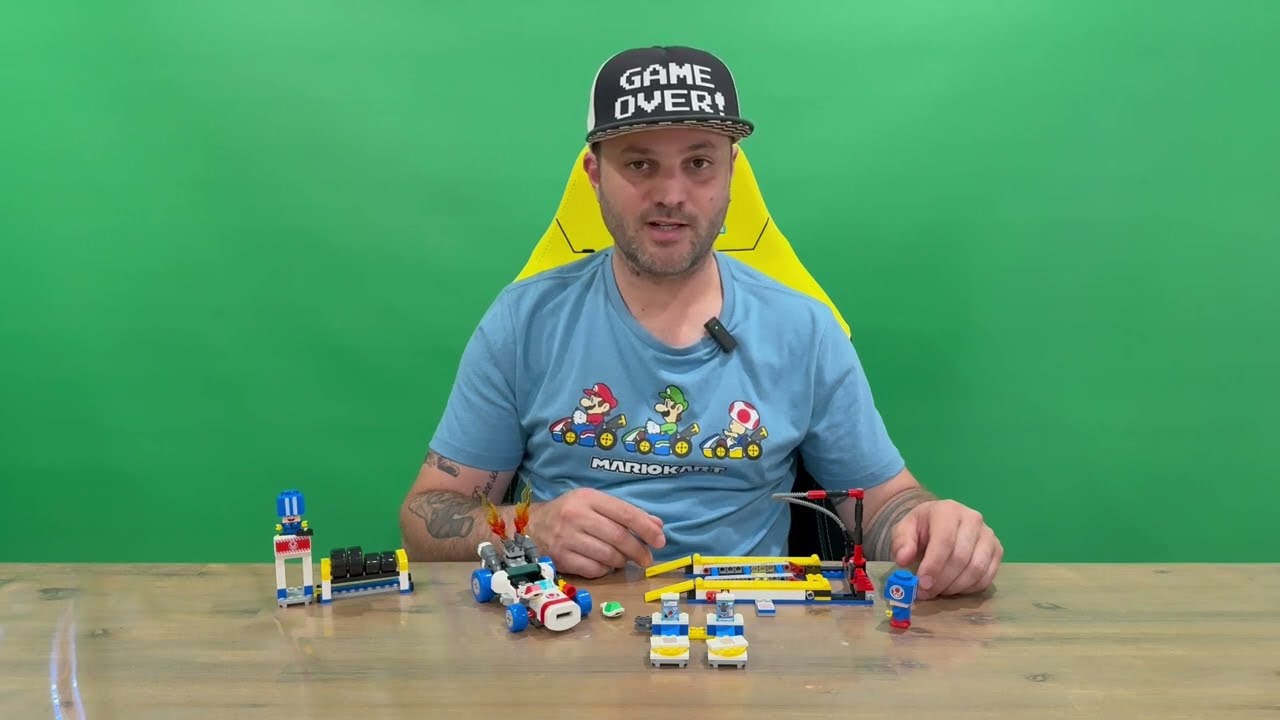 Ep 2673 - Lego Super Mario Mario Kart Toad's Garage Set Unboxing