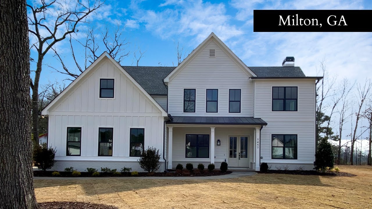 NEW CONSTRUCTION LUXURY MODERN FARMHOUSE FOR SALE IN MILTON,