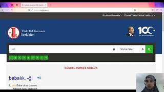 Tdk Sözlükleri Nasıl Kullanılır? Ayrıntılı Eğitim Tarama Sözlüğü Derleme Sözlüğü Köken Sözlüğü