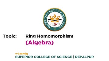 Ring Homomorphism (Ring Theory) | Algebra - II by Mr. Asif Rehman | [Urdu/Hindi]