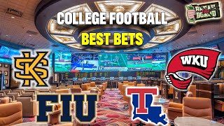 College Football Best Bets Tuesday Night Doubleheader Kennesaw State vs FIU \& WKU vs Louisiana Tech