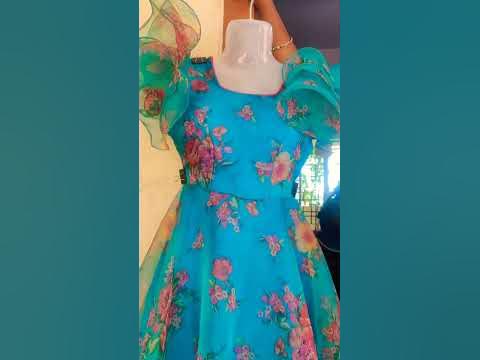 long frock with ruffle hands