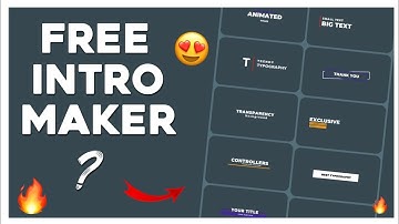 How To Make Intros For YouTube Videos (FREE & Easy) | YouTube Intro Maker 2021