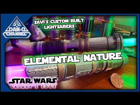 Elemental Nature Savi's Workshop Custom Lightsaber FULL