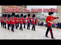 Windsor castle guard number 12 company irish guards with band of the brigade of gurkhas new 160524
