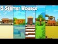 Minecraft: 5 Starter House Build Hacks & Ideas - Tutorial Minecraft: 5 Starter House Build Hacks & Ideas - Tutorial