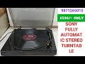Sony fully automatic stereo turntable pslx45 price  8500 only contact no  9871265010